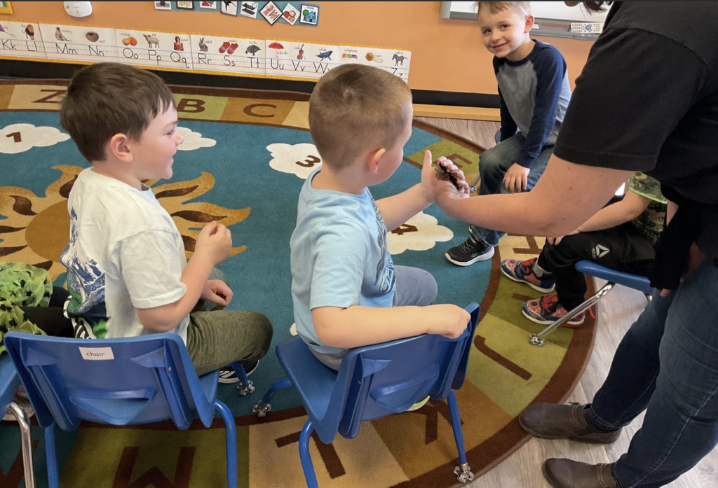 Meeting the chicks!