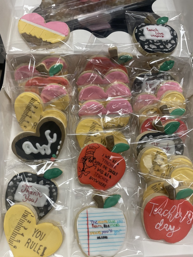 locally made Teacher Appreciation cookies 
