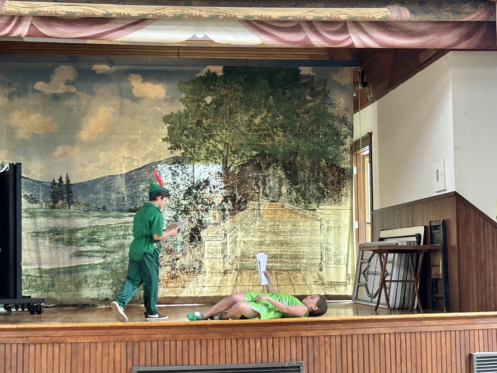 students performing Peter Pan