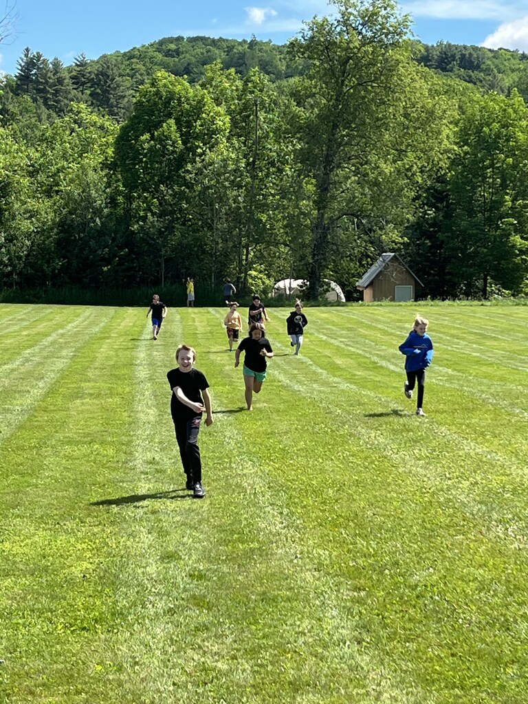 students enjoying the sun