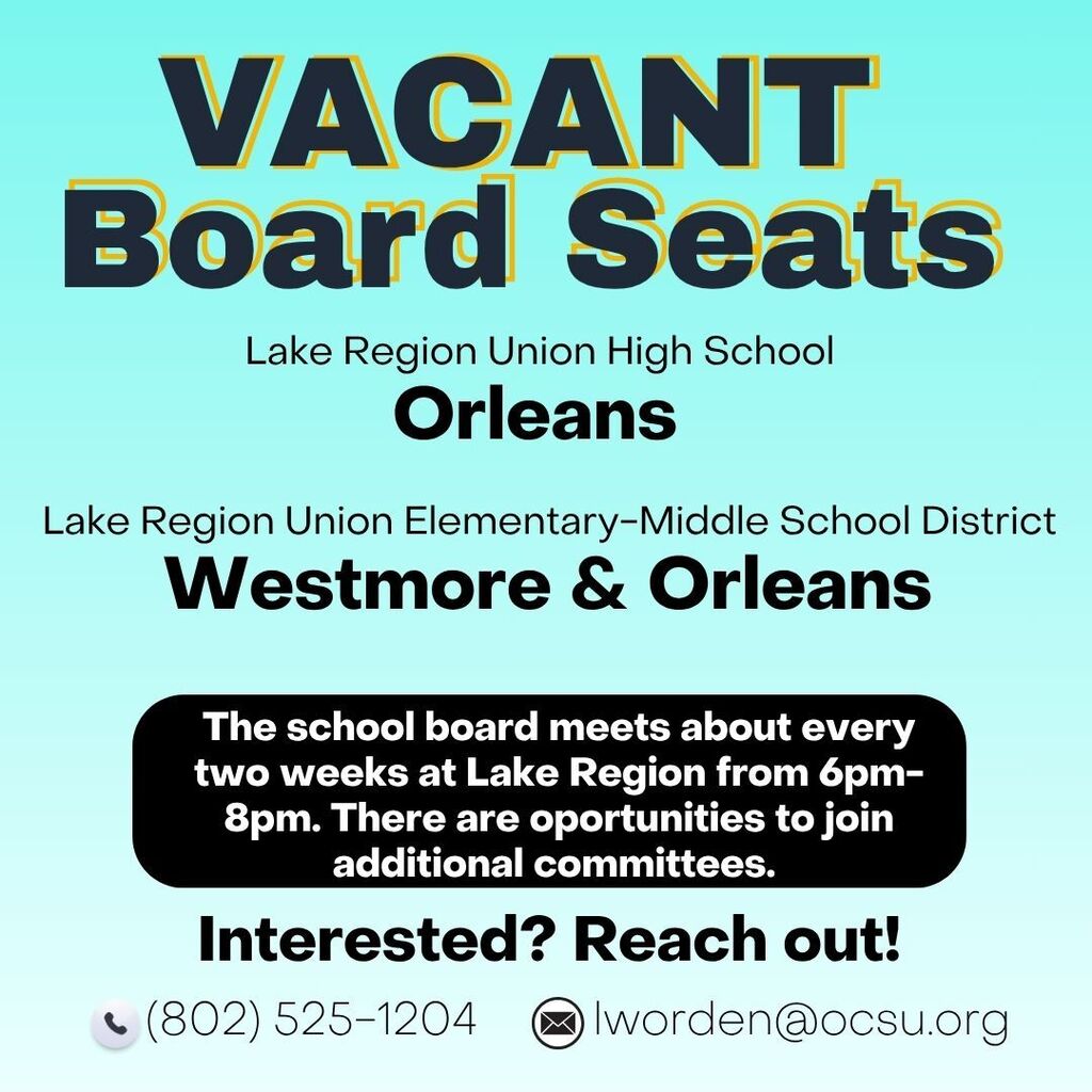 Vacant Board Seats