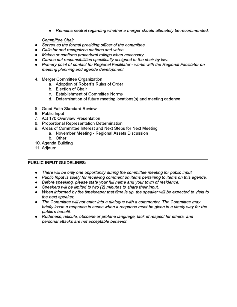 Vermont Act 170 Meeting Notice page 2