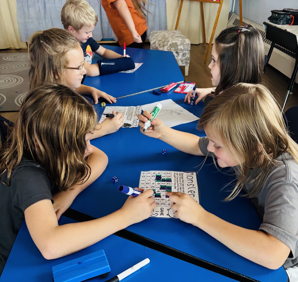 1st grade hard at work