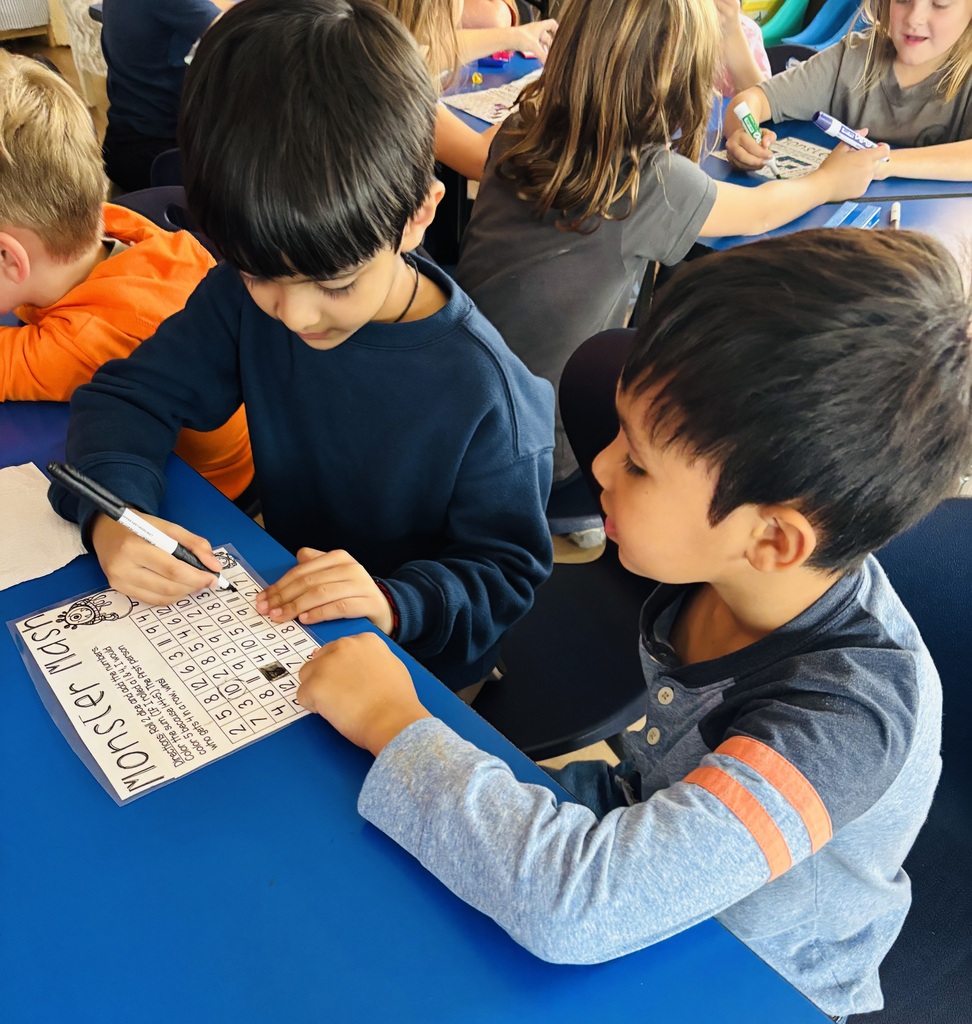 1st grade hard at work
