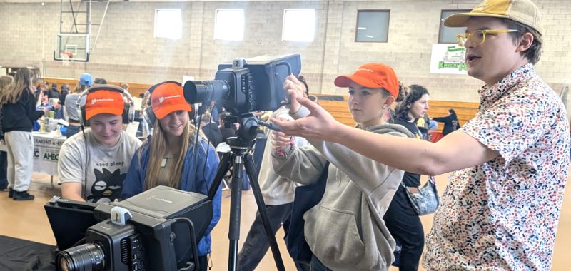 Students Using Camera Equipment