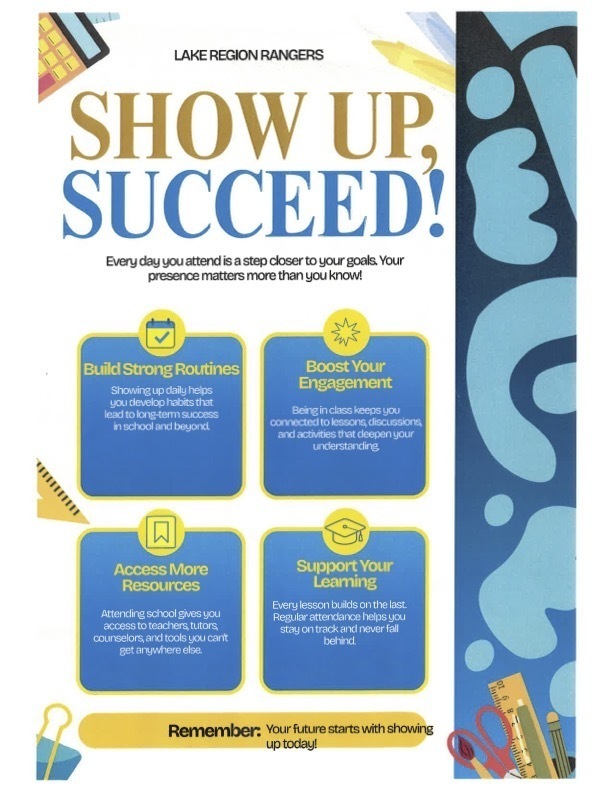 Show Up, Succeed Flyer