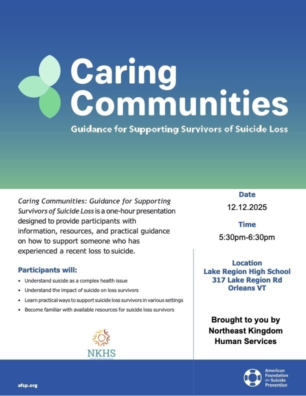 Information: Caring Communities Event at LRUHS 12/12