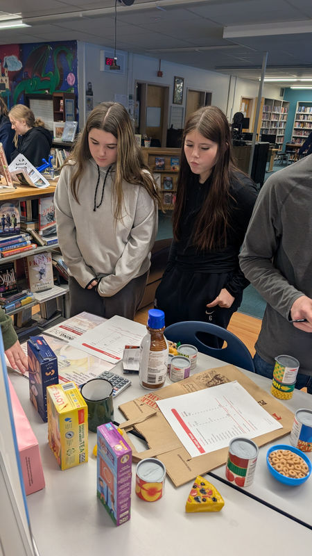 Students Considering the Cost of Groceries