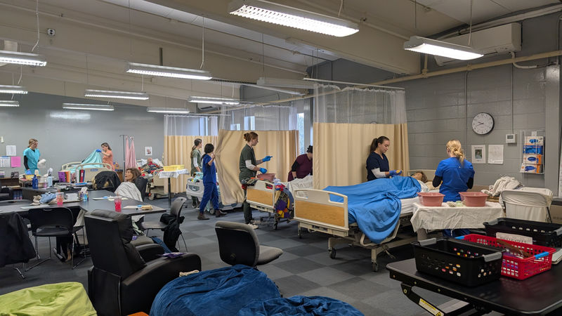 Health Careers Students in Action