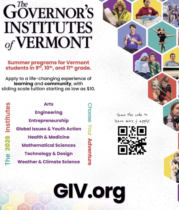 Governor's Institutes of VT 25-26
