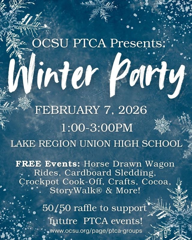 Winter Party Advertisement