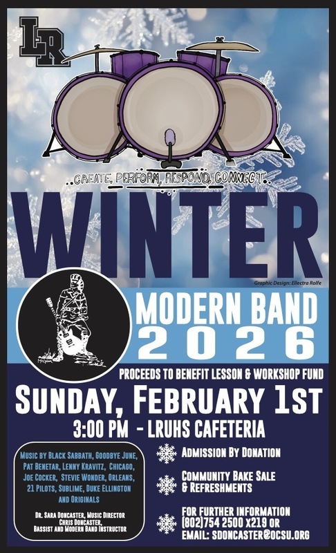 Winter Modern Band Poster