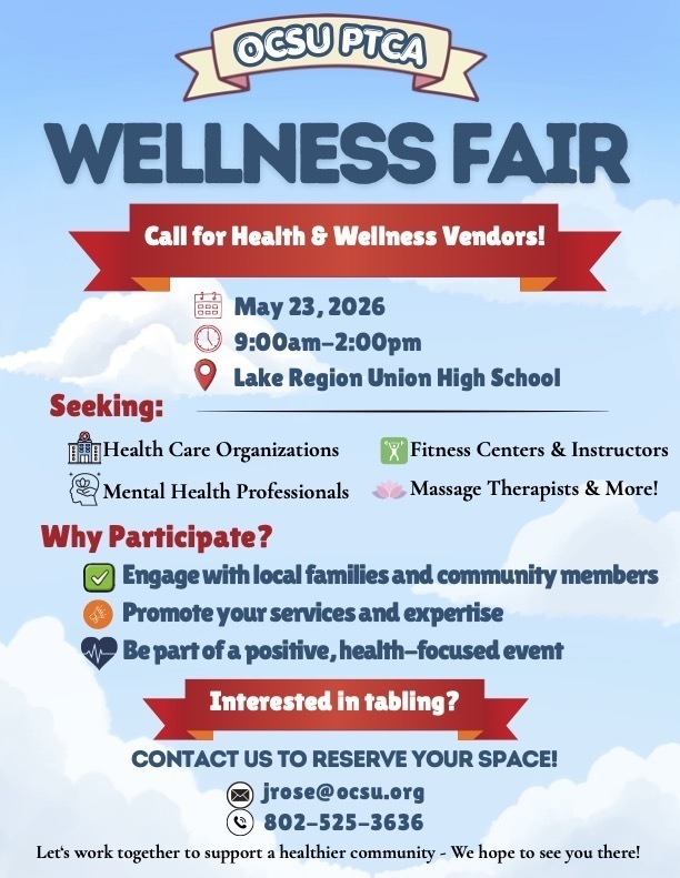 Wellness Fair call for vendors