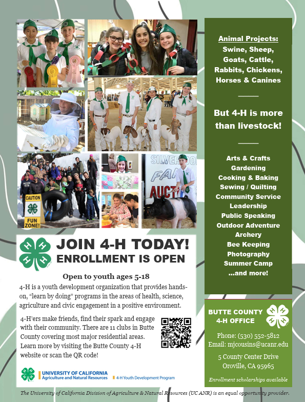 4-H sign ups are now open