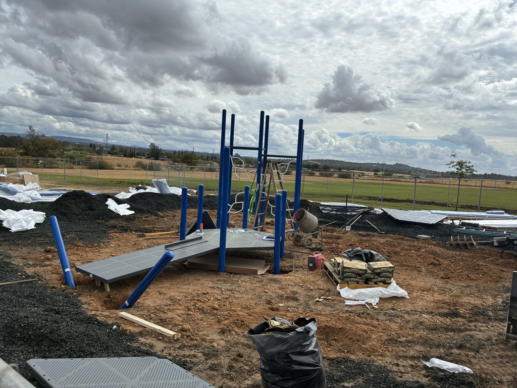 Construction started on playground