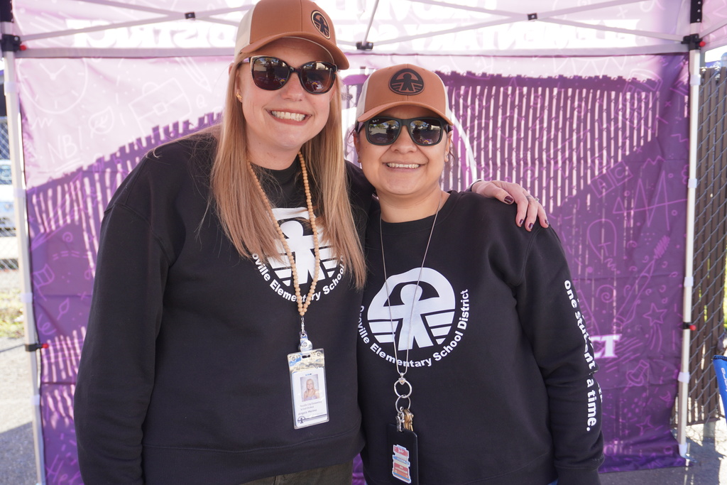 our staff working at the stuff the bus