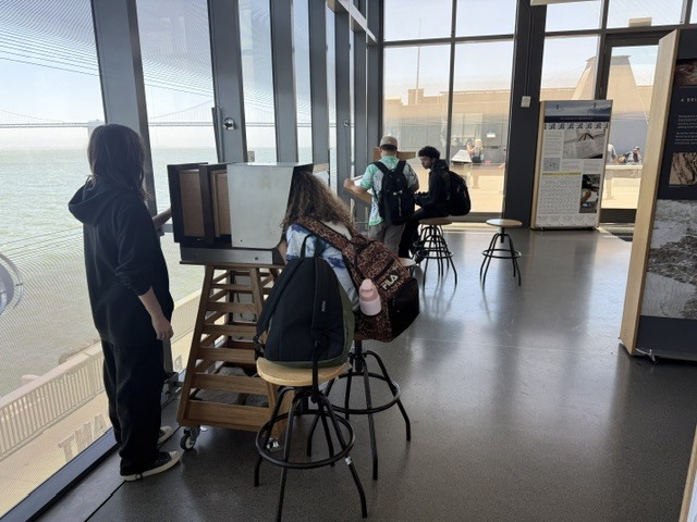Students exploring the Exploratorium and San Francisco Bay