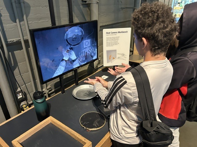 Students exploring heat.