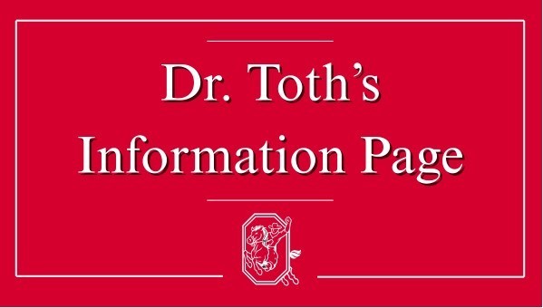Dr. Toth's Info Page 8.21.25