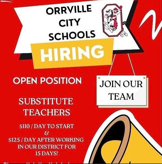 Substitute Teachers Needed!