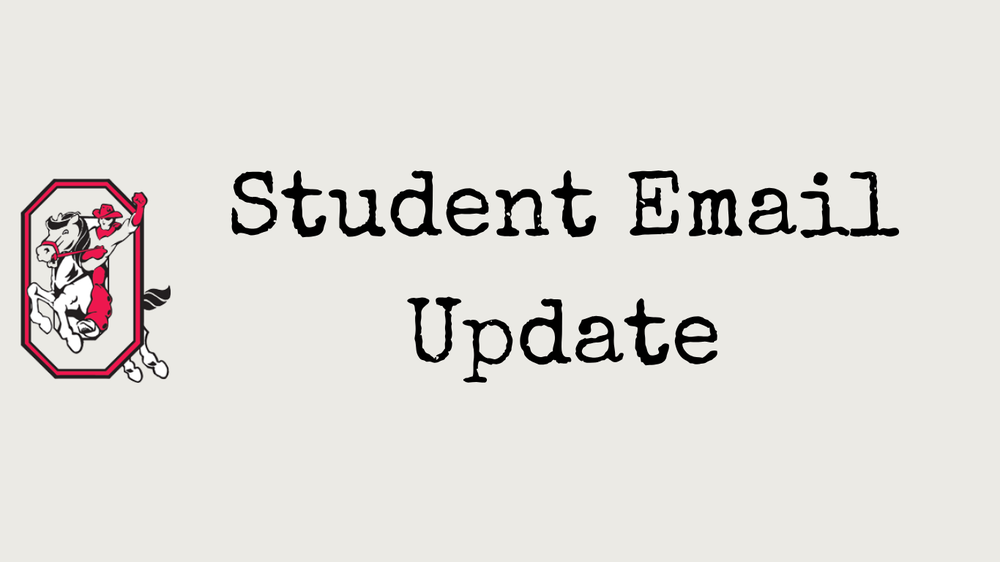 Student Email Update
