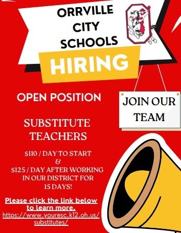 Substitute Teacher Advertisement