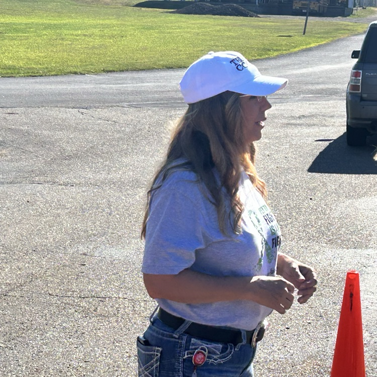 Our transportation staff reviewing bus safety with OES students.