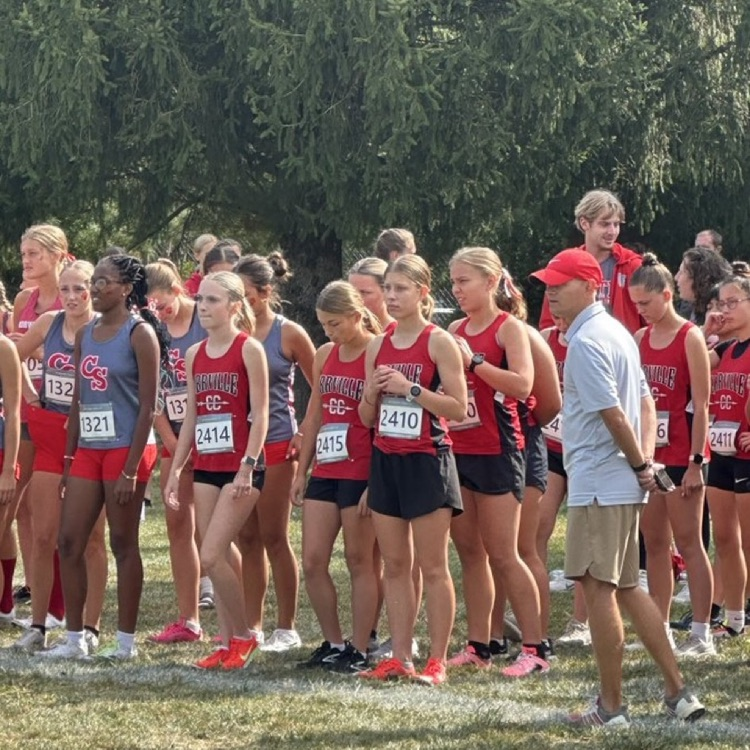 Your Lady Red Rider XC team minutes away from Race Time!