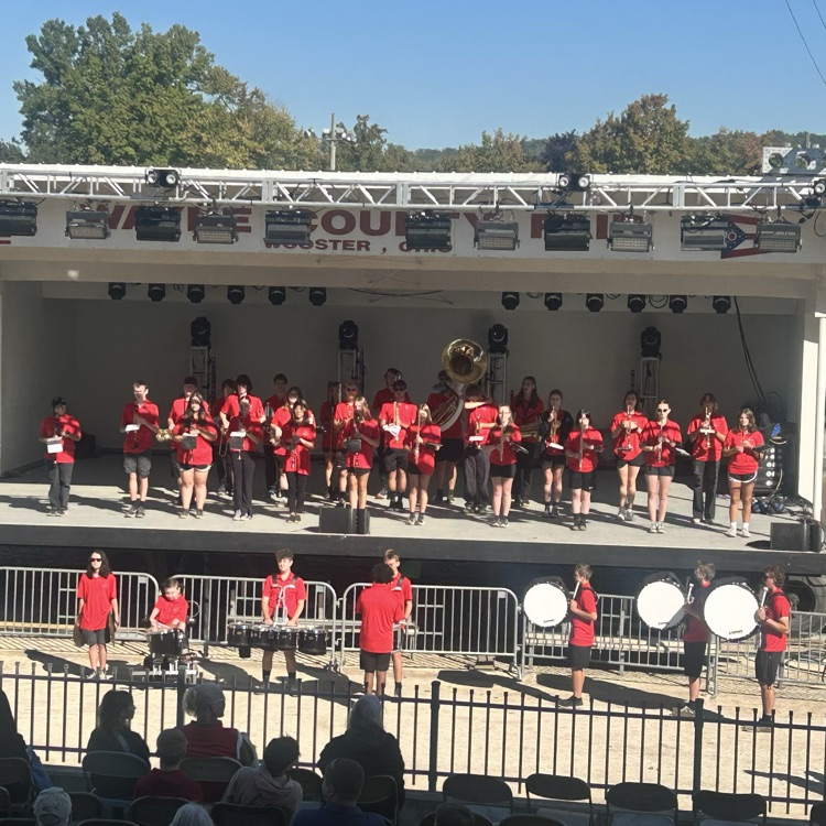 Our Band at the  Fair!