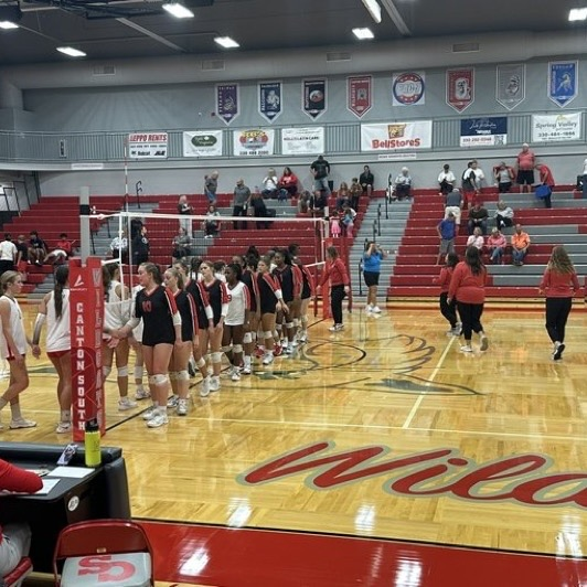 VVball: Set4 Orrville takes Set 4 to with the Match 3-1 with a score of 25-19 in the 4th! Go Red Riders!