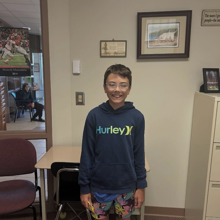 Way to go Jaxon leading by example!
