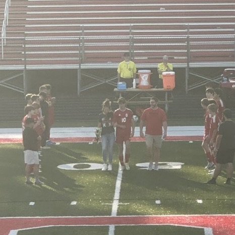 Tonight we recognize and honor our Red Rider Seniors for Boys Soccer! Congratulations, Thank you and Good luck!