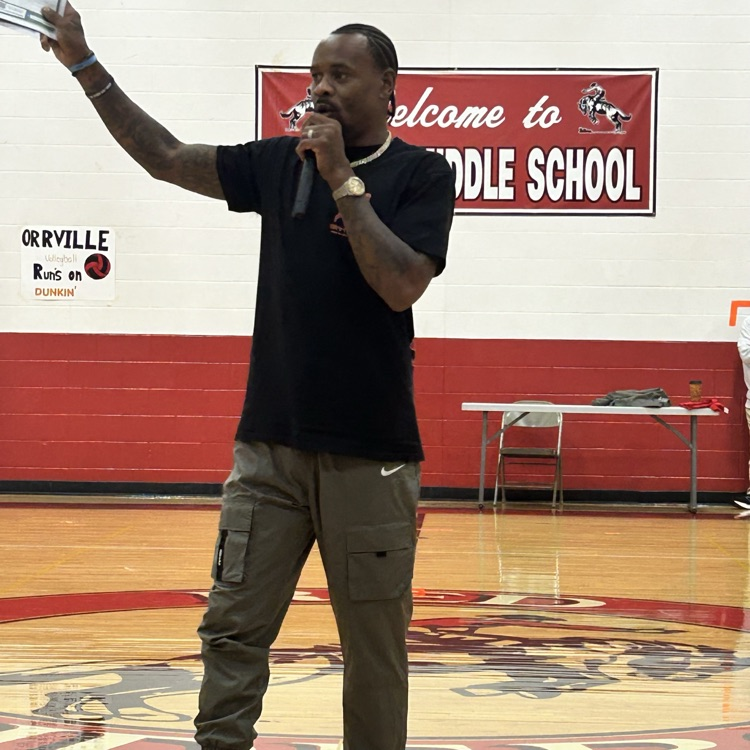 Ted Ginn Jr. came to talk to our students about the Team Tressel Fitness Challenge!