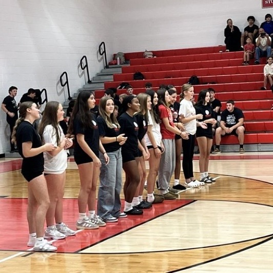 Tonight we honor and recognize our 7th and 8th 🏐!  Both teams currently are 12-1 overall with a PAC record of 8-1!  Go Red Riders!