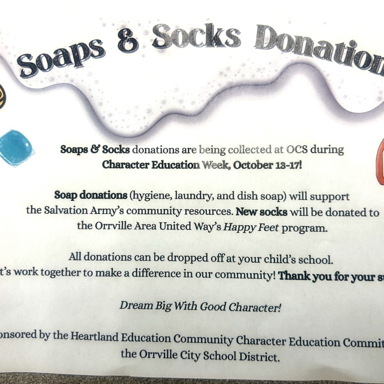 Soaps & Socks Donation!