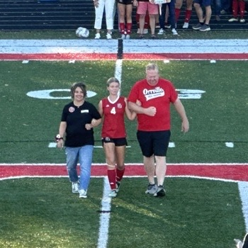 Tonight we honored our Senior Red Riders Girl ⚽️ Players! We wish the the best!