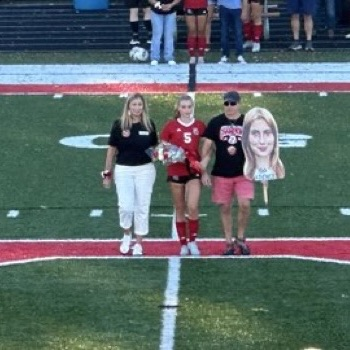 Tonight we honored our Senior Red Riders Girl ⚽️ Players! We wish the the best!