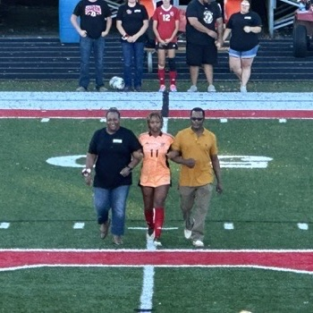 Tonight we honored our Senior Red Riders Girl ⚽️ Players! We wish the the best!