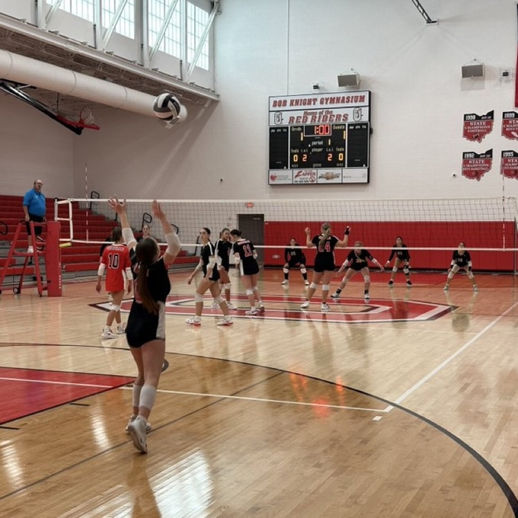 Freshman taking on Black River! Go Red Riders!