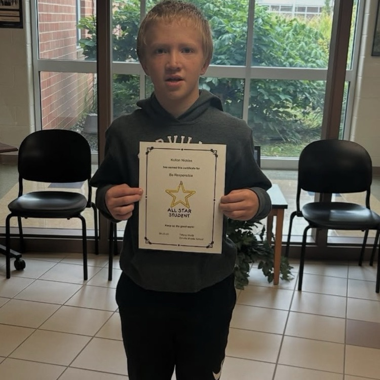 Positive referral students at OMS! Way to lead!