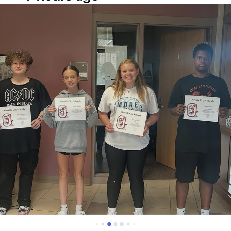 Positive referral students at OMS! Way to lead!