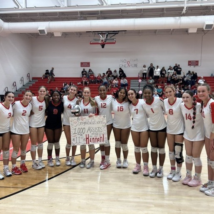 Congratulations Hannah on 1000 Assists!