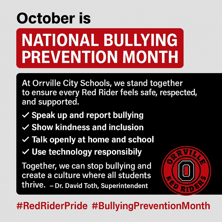 National Bullying Prevention Month.