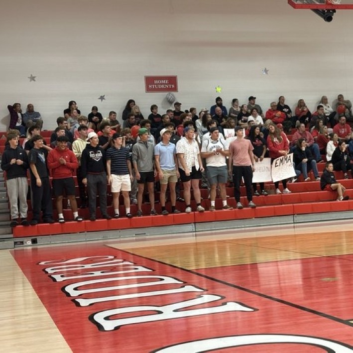 📢📢 to the Rowdy Riders for showing up in support of your Var/Senior 🏐 players!📢📢