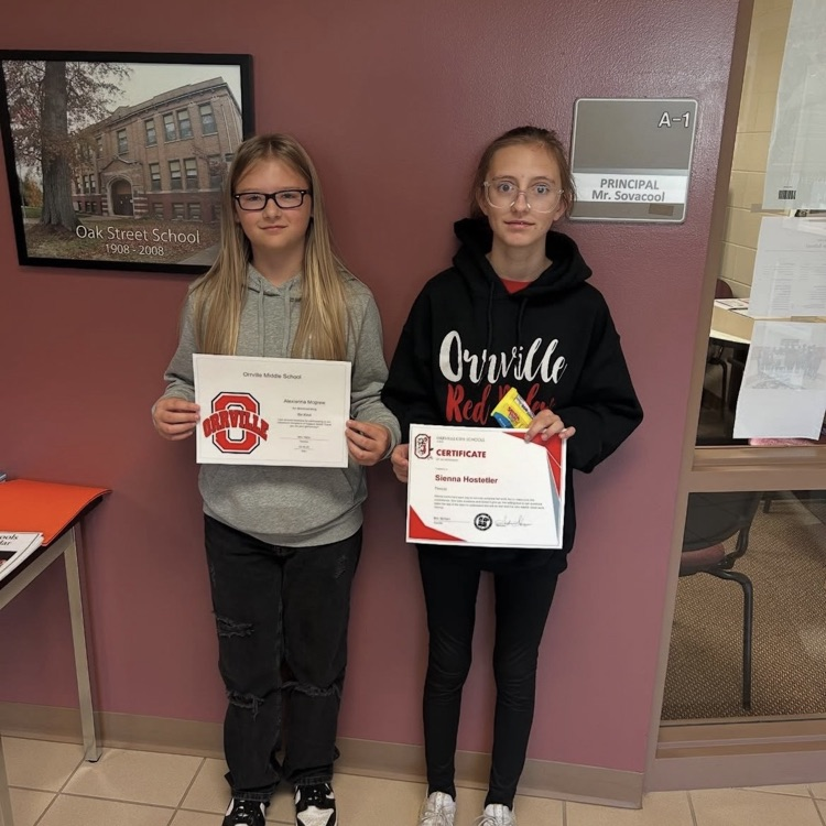 Awesome OMS students working hard and making great choices! 