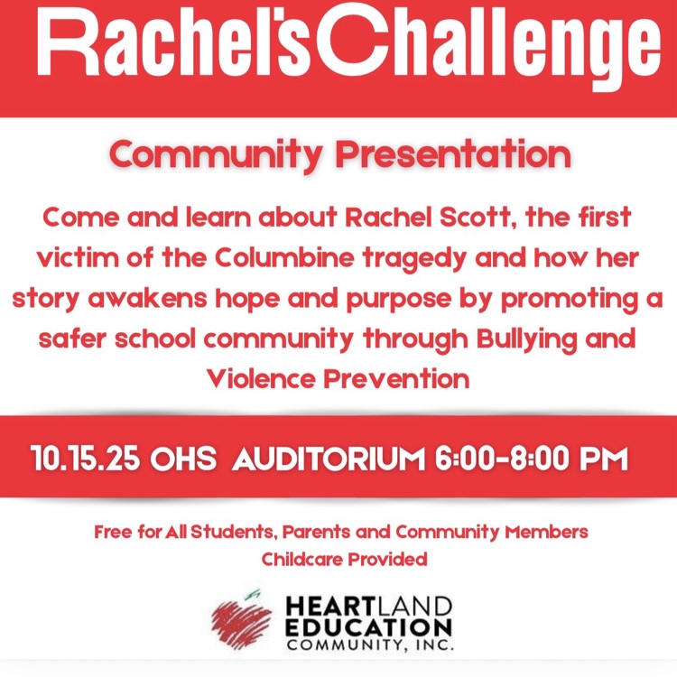 Rachel’s Challenge!