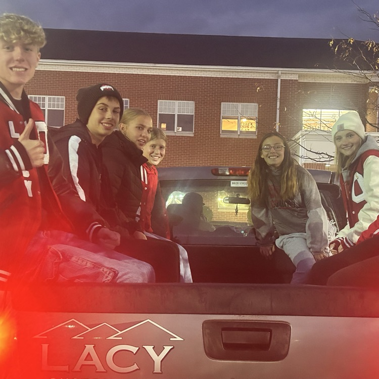 Buster & Me checking out the parade! Go Riders!