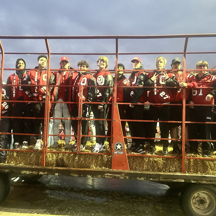 Buster & Me checking out the parade! Go Riders!