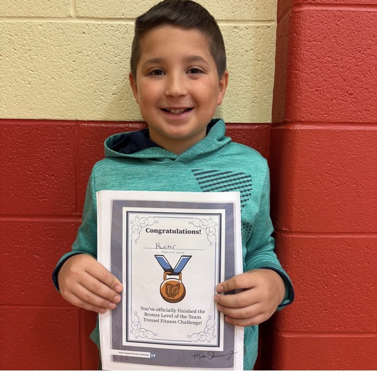 OES Tressel Fitness Award Winners!