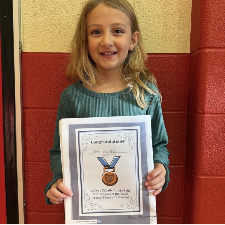 Some awesome Tressel Fitness Award Winners at OES!